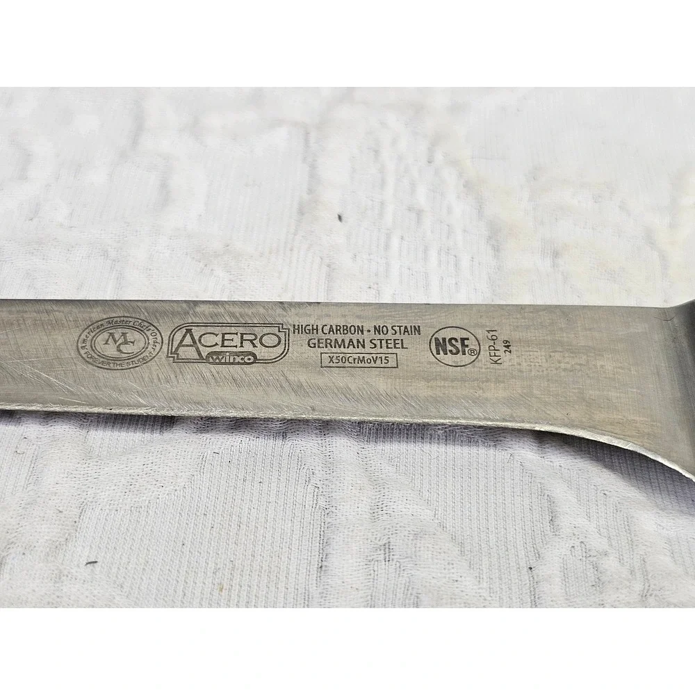 Winco Acero Knife‎ Set Unisex OS Black Good German Steel KFP-82 KFP-61 2pc